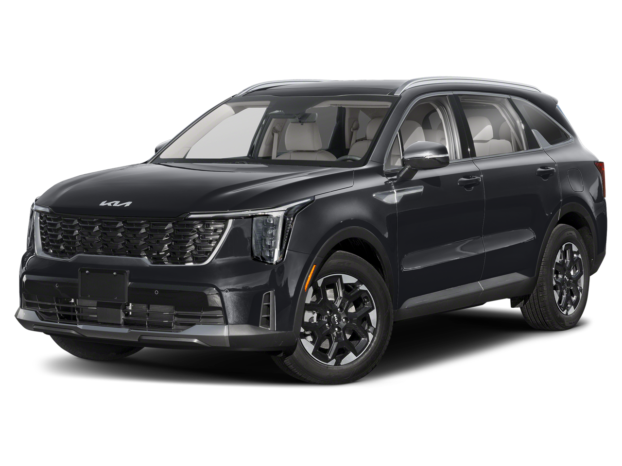 2026 Kia Sorento S in Panthera Metal — front three-quarter view