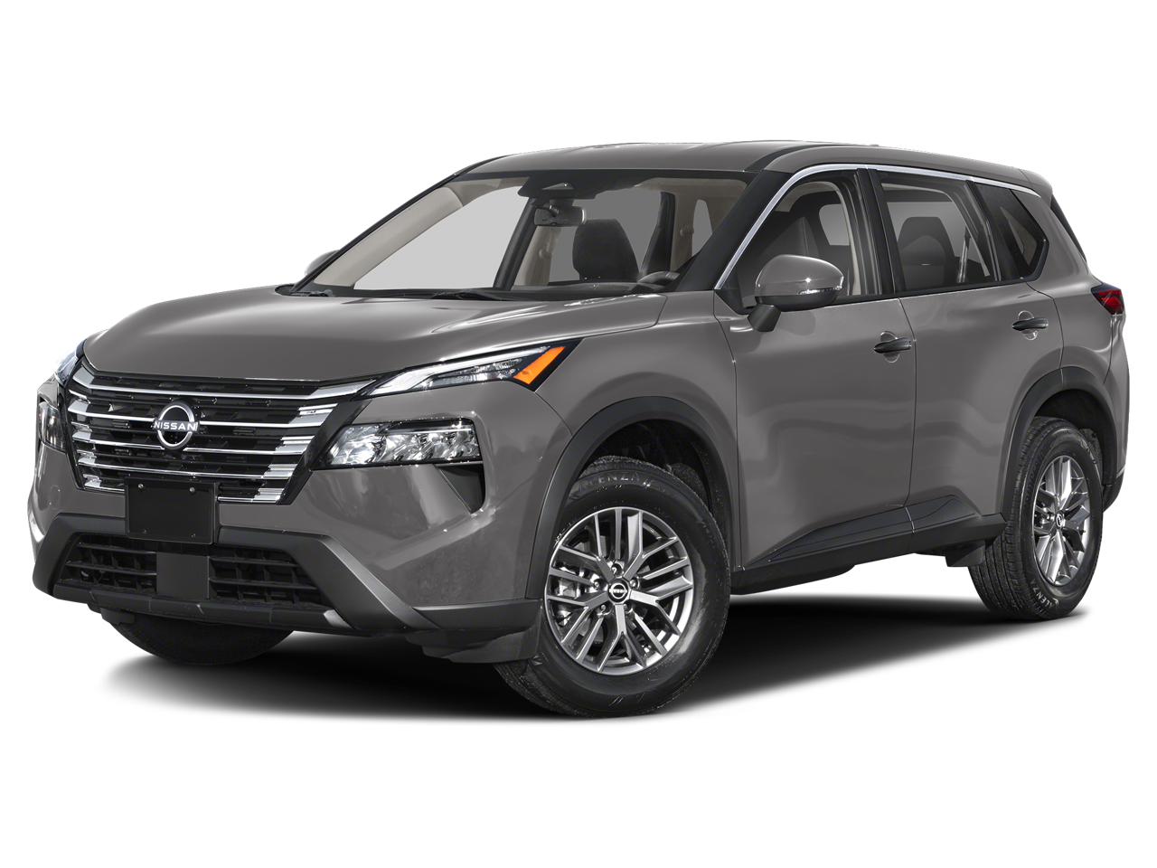 2026 Nissan Rogue S in Gun Metallic — front three-quarter view