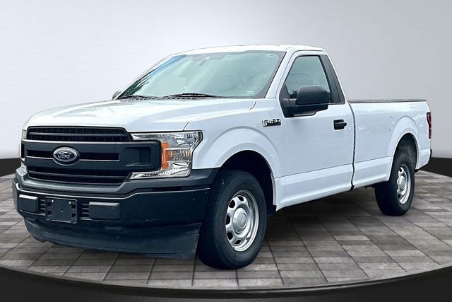 2019 Ford F-150 XL in Oxford White — front three-quarter view