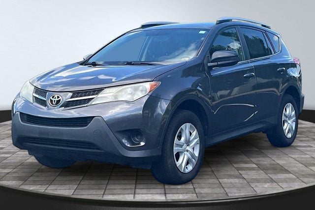 2013 Toyota RAV4 LE in Magnetic Gray Metallic — front three-quarter view